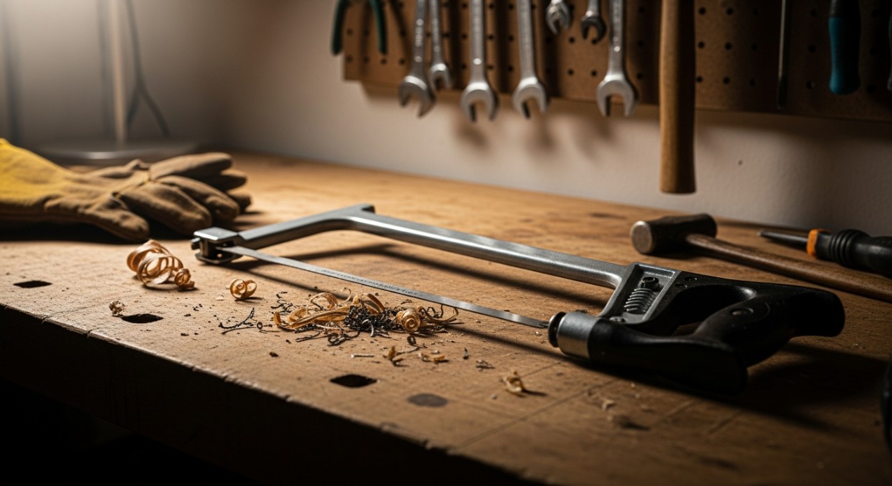 gergaji besi rangka boleh laras