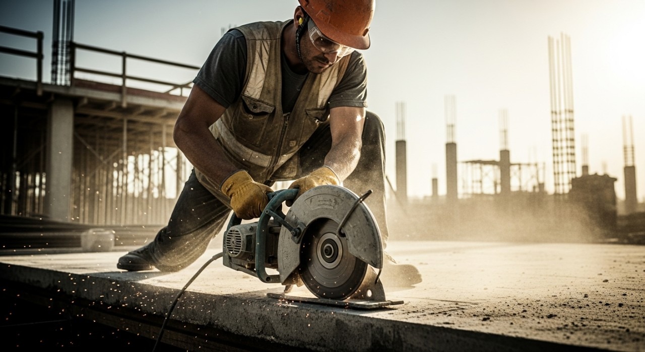 gergaji bulat untuk memotong konkrit
