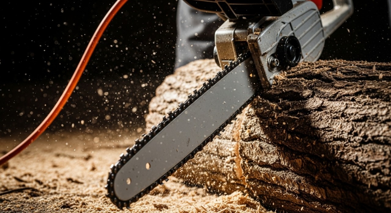 gred kuasa motor gergaji elektrik