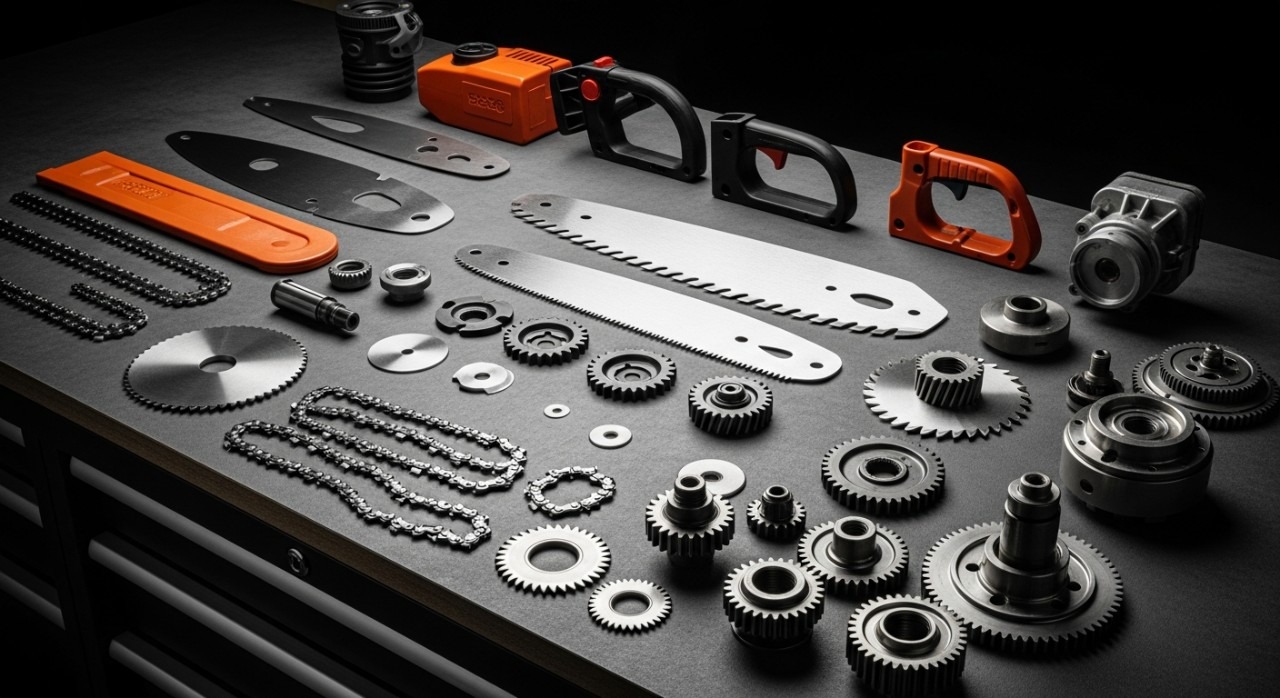 jenis alat ganti utama gergaji