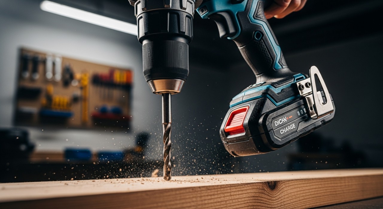 kekuatan bateri gerudi pemutar skru