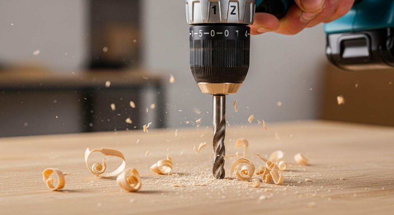 kelajuan gerudi yang sesuai untuk kayu