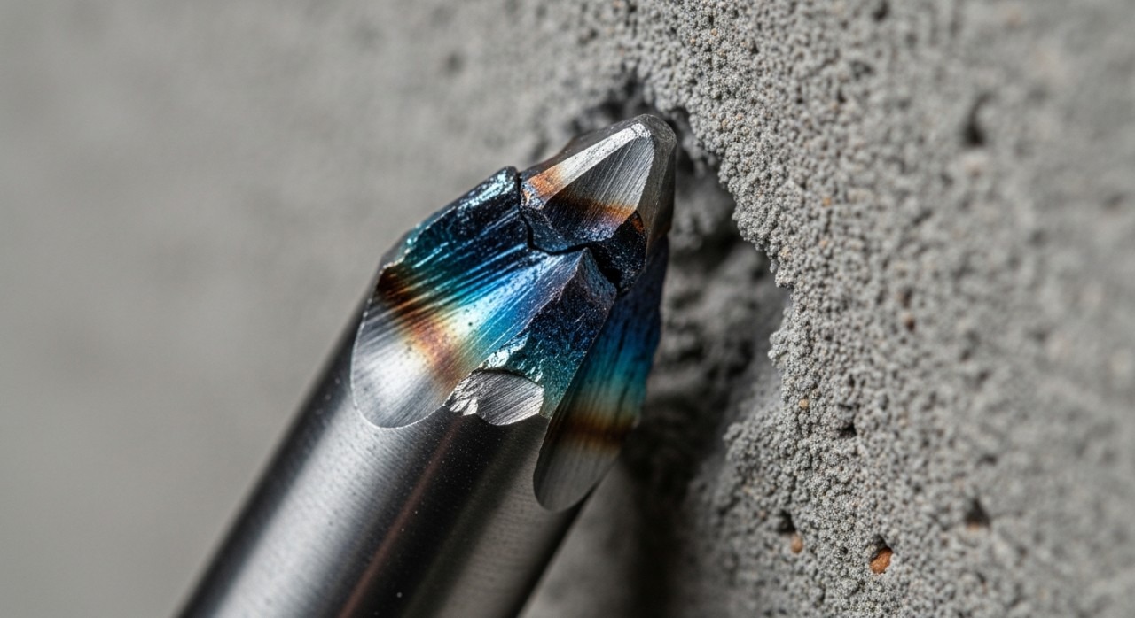 kenapa mata gerudi konkrit cepat patah