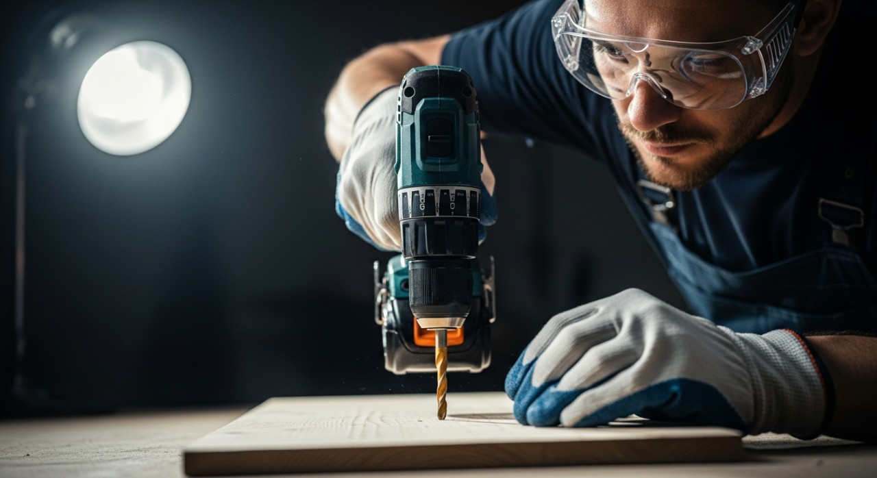 keselamatan guna gerudi pada kayu