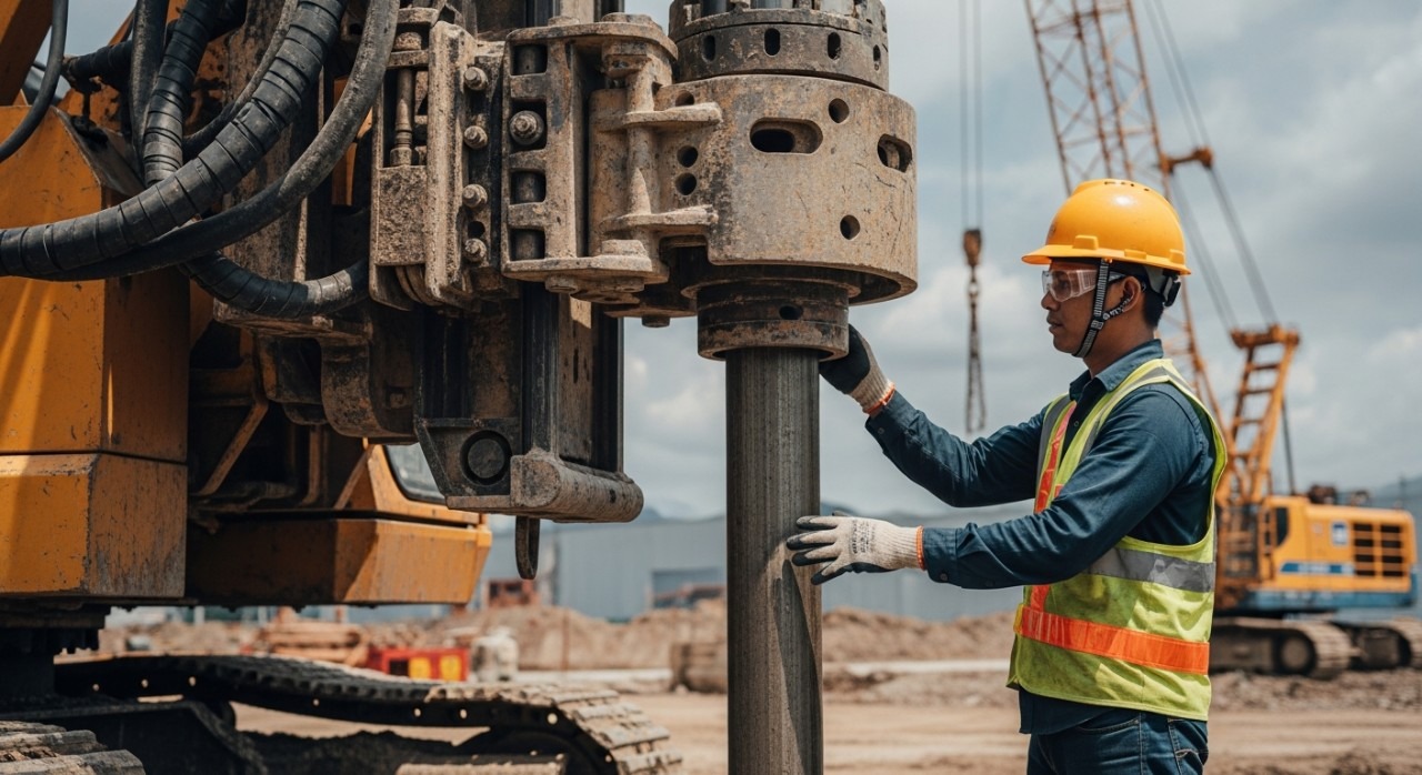 keselamatan semasa guna gerudi tiang