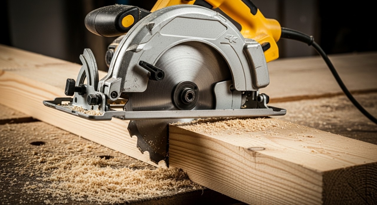 masalah gergaji bulat tersangkut