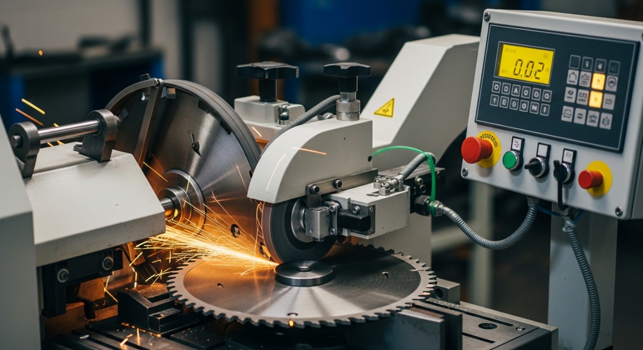 mesin asah mata gergaji automatik