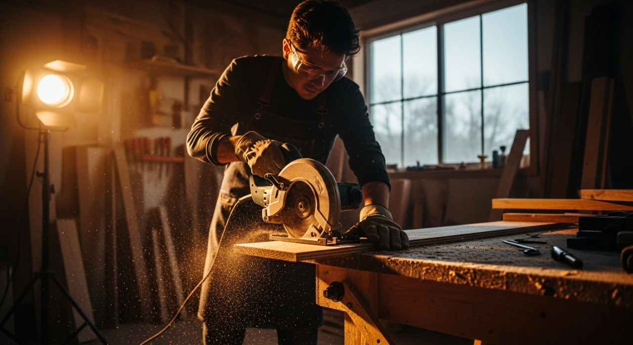 penggunaan gergaji elektrik di rumah