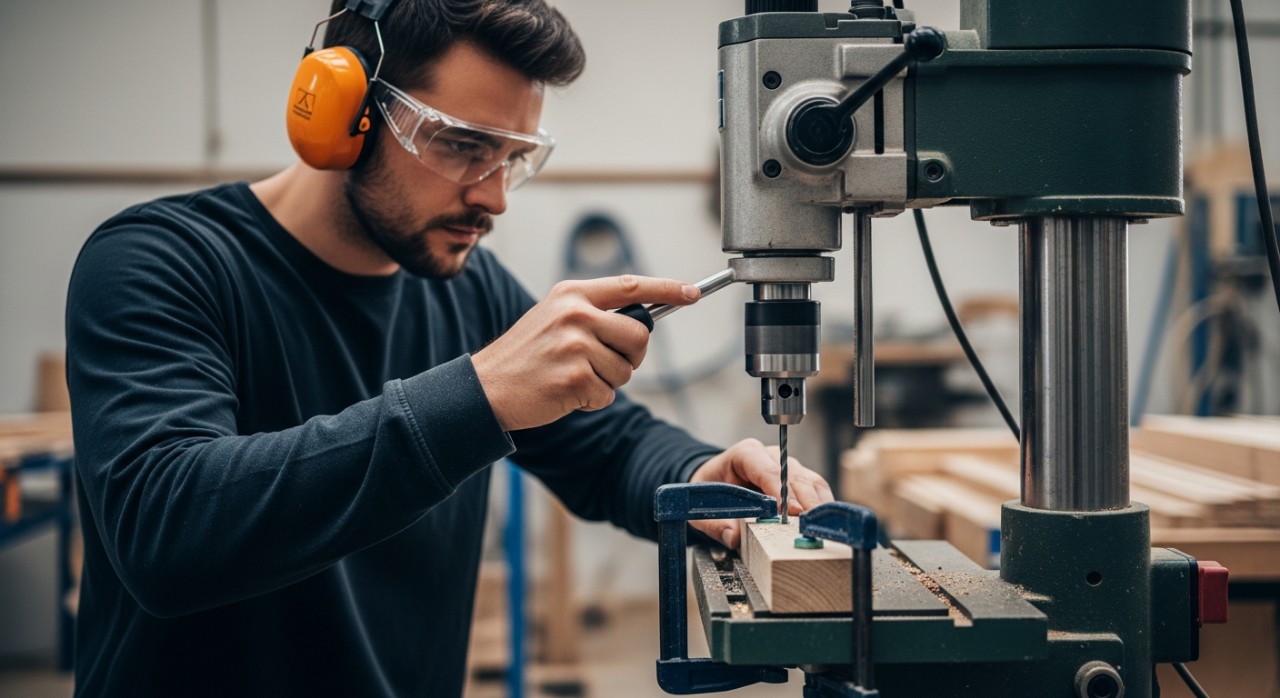 penggunaan gerudi tiang yang betul