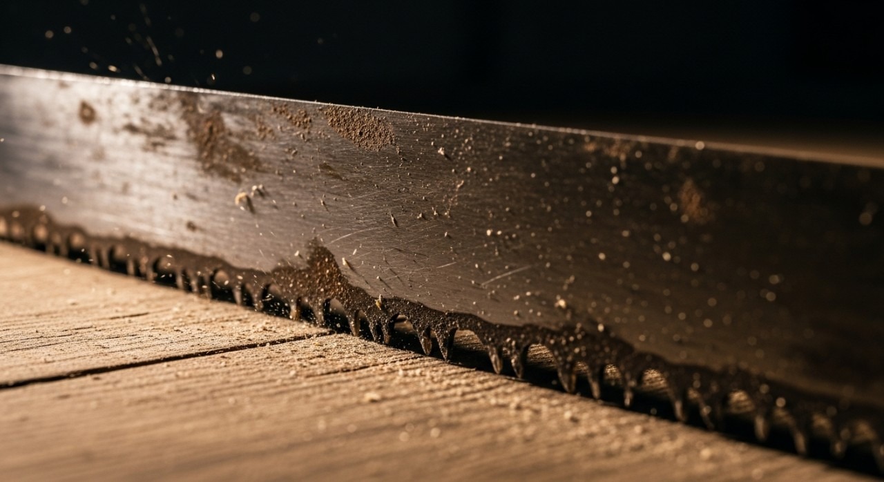 penyebab mata gergaji cepat tumpul