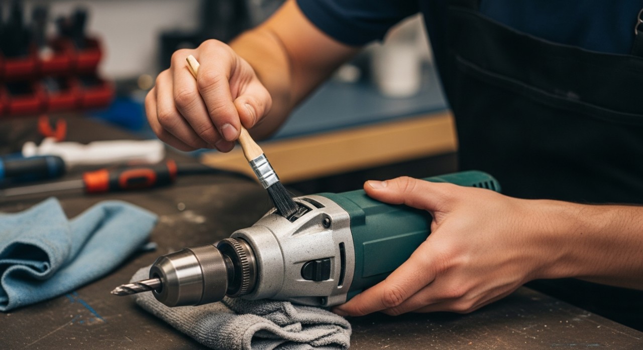 penyelenggaraan gerudi elektrik