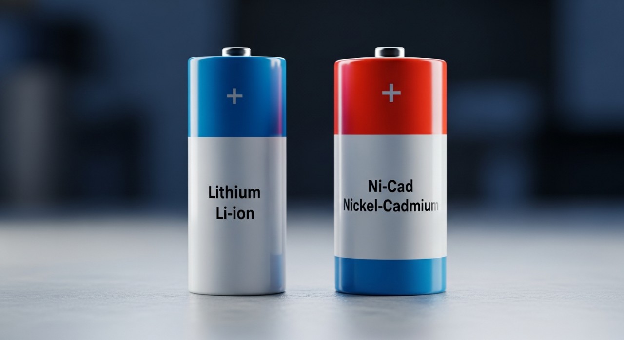 perbezaan bateri li ion dan ni cad