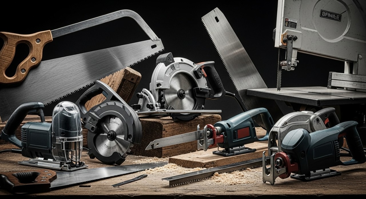 perbezaan fungsi jenis gergaji