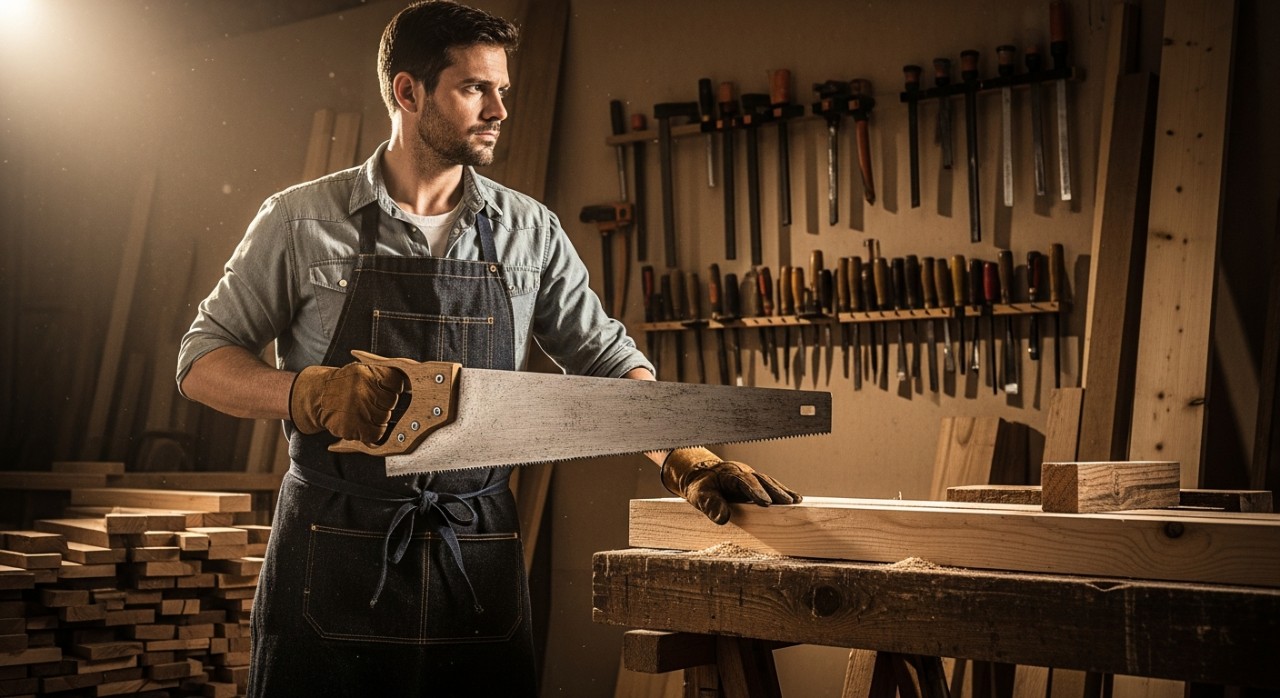 perbezaan gergaji kayu dan tukang