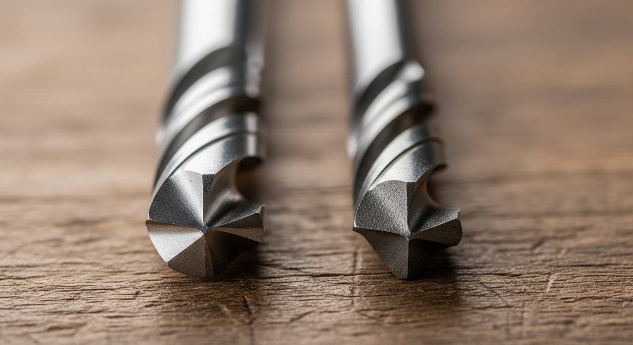 perbezaan mata gerudi kayu dan besi