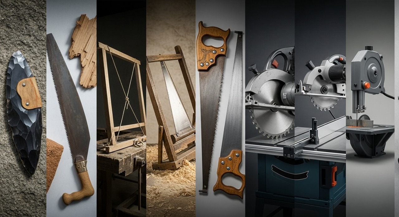 sejarah penemuan gergaji