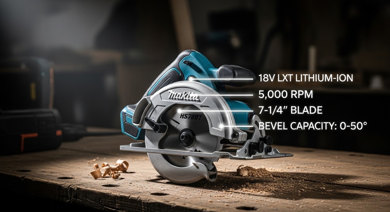 spesifikasi gergaji bulat makita