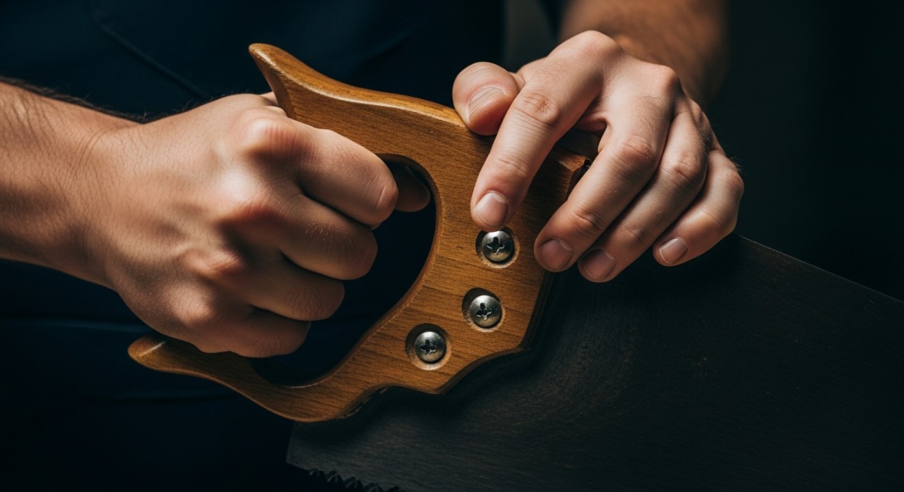 teknik cengkaman gergaji yang betul