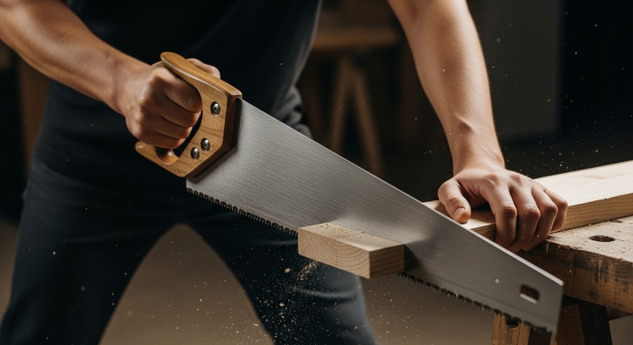 teknik pemotongan gergaji yang betul