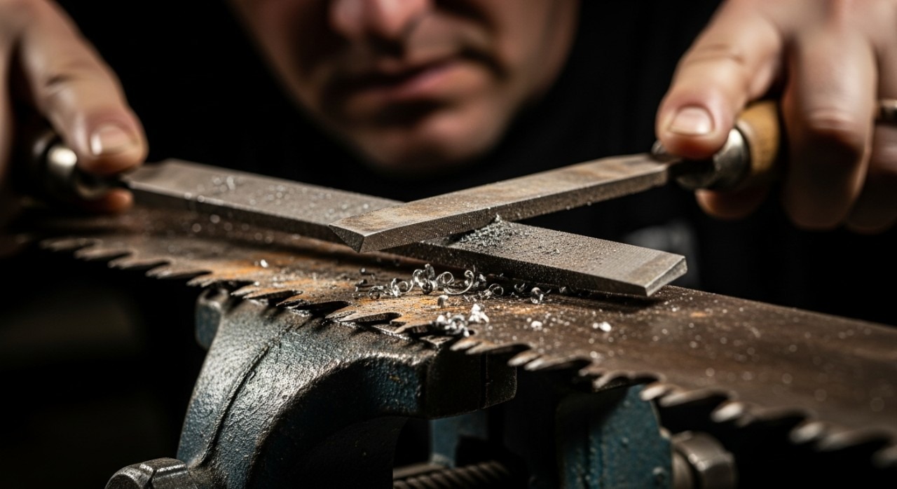 teknik sudut asah gergaji